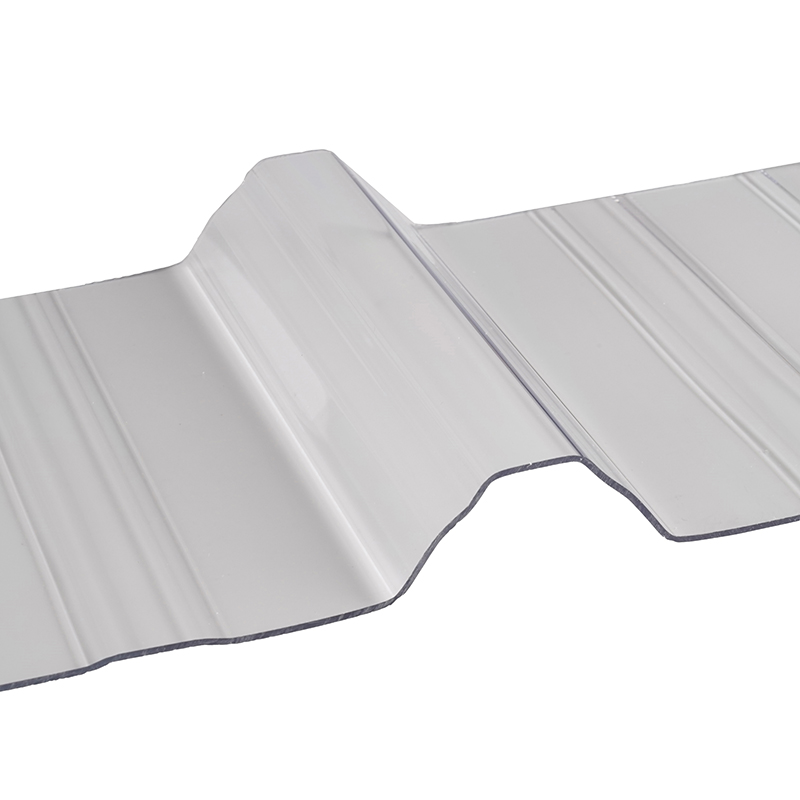 Trapezoidal polycarbonate roof/wall tile