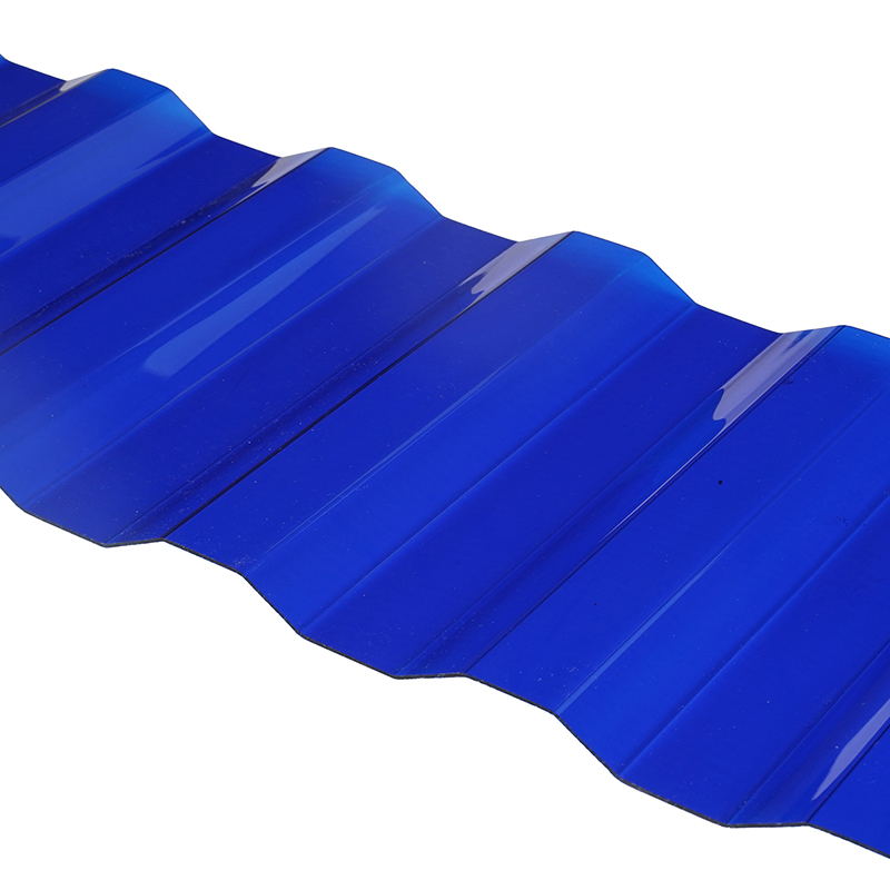 Trapezoidal polycarbonate roof/wall tile